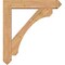 Ekena Millwork Legacy Arts and Crafts Smooth Bracket w/ Offset Brace, Western Red Cedar, 7 1/2"W x 40"D x 44"H BKT0806X40X44LEC03SWR - alternate 4